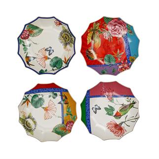 Lucky Art Liorine Bone Servis Tabak Seti 4lü 25 Cm