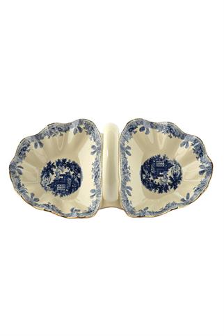 Lucky Art Margaret İki Bölmeli Sunum Kasesi