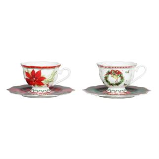 Lucky Art Merrilyn Bone 2li Çay Fincanı Seti