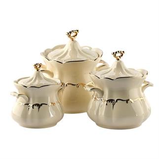 Lucky Art Palace Bone Kavanoz Seti 3lü