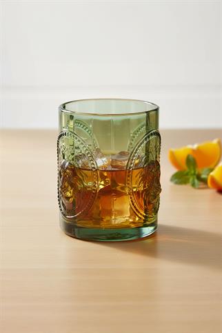 Lucky Art Palmera Cam Su Bardağı Seti Yeşil 4 Parça