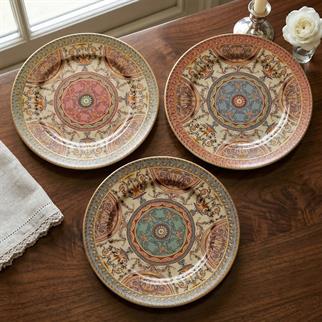 Lucky Art Rosea Bone Pasta Tabak Seti 6 Parça 20 Cm