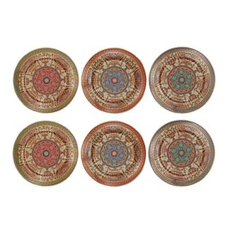 Lucky Art Rosea Bone Pasta Tabak Seti 6 Parça 20 Cm