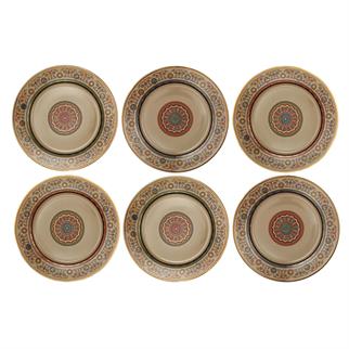 Lucky Art Rosea Bone Servis Tabak Seti 6 Parça 27 Cm