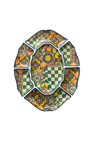 Lucky Art Sanora Melamin 7 Parça Meze Seti