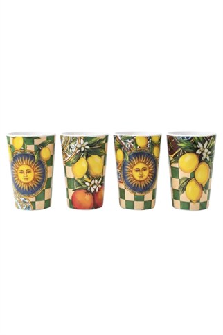 Lucky Art Sanora Melamin Bardak Seti 4lü 475 ml