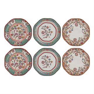 Lucky Art Serenity Bone Servis Tabak Seti 6 Parça 20 Cm