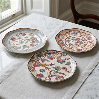 Lucky Art Serenity Bone Servis Tabak Seti 6 Parça 27 Cm