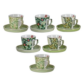 Lucky Art Sylva Bone Square Kahve Fincan Takımı 12 Parça