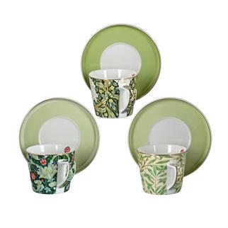 Lucky Art Sylva Bone Square Kahve Fincan Takımı 12 Parça