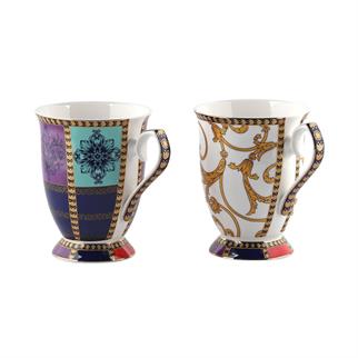 Lucky Art Valencia New Bone China Porselen 2li Kupa Seti