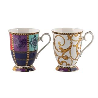 Lucky Art Valencia New Bone China Porselen 2li Kupa Seti