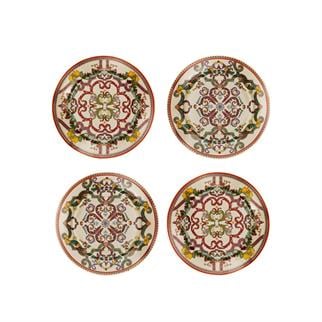 Lucky Art Velora Bone Pasta Tabak Seti 4lü 20 Cm