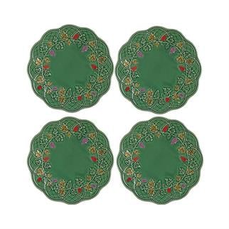 Lucky Art Vinea Seramik Servis Tabak Seti 4lü 22 Cm