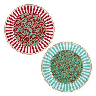 Lucky Art Zeflora Bone Servis Tabak Seti 2li 28 Cm