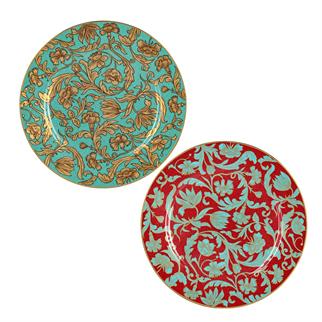 Lucky Art Zeflora Bone Servis Tabak Seti 2li 20 Cm