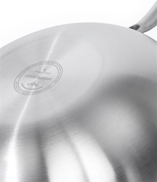 Maxx Doria Steel Fusion Kapaklı Wok Tava 28 Cm