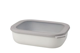 Mepal Cirqula Dikdörtgen Saklama Kabı Nordic White 2000 Ml