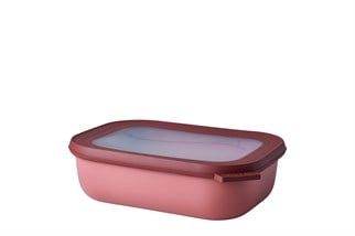 Mepal Cirqula Dikdörtgen Saklama Kabı Vivid Mauve 1000 Ml