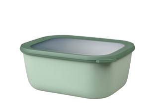 Mepal Cirqula Dikdörtgen Saklama Kabı Nordic Sage 3000 Ml