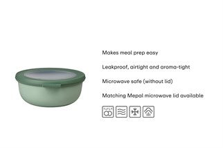 Mepal Cirqula Yuvarlak Saklama Kabı Nordic Sage 350 Ml