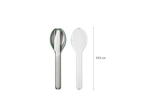 Mepal Ellipse Taşınabilir Çatal Bıçak Takımı Nordic Blue 3 Parça