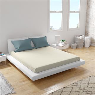 Othello Cotton Flex Fitted Penye Çarşaf 160x200cm Krem