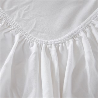 Othello Cotton Flex Fitted Penye Çarşaf 100x200cm Beyaz