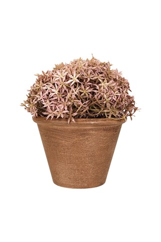 Porland Allium Mor Yapay Bitki 25 cm