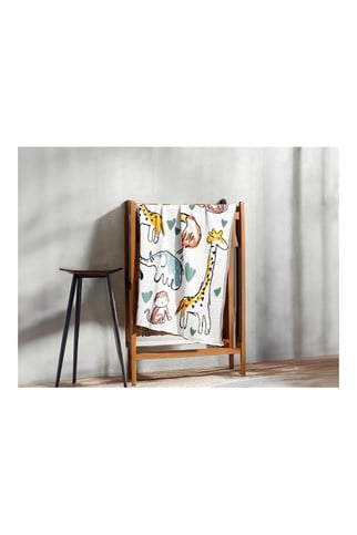 Porland Baby Tropical Pamuk Bebek Battaniyesi 80x100 Cm