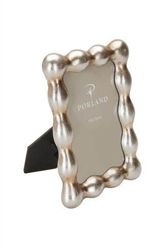Porland Casey Gümüş Rengi Polyresin Çerçeve 10x15 cm