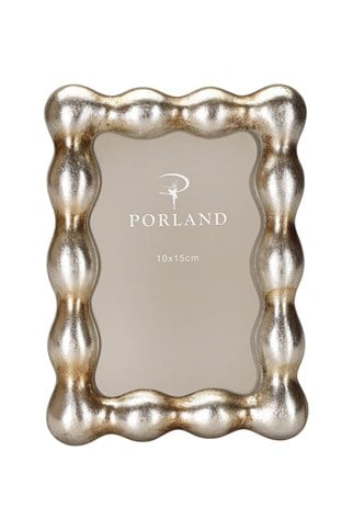 Porland Casey Gümüş Rengi Polyresin Çerçeve 10x15 cm