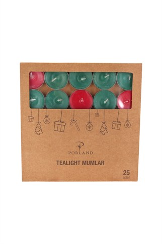 Porland Christmas Glow Tealight Mum 25li
