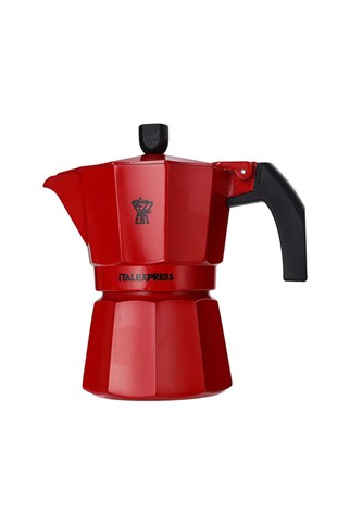 Porland Ghidini Kırmızı Italexpress Espresso Pot 3 Kişilik