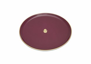 Porland Glamorous Fuşya Düz Tabak 20 Cm