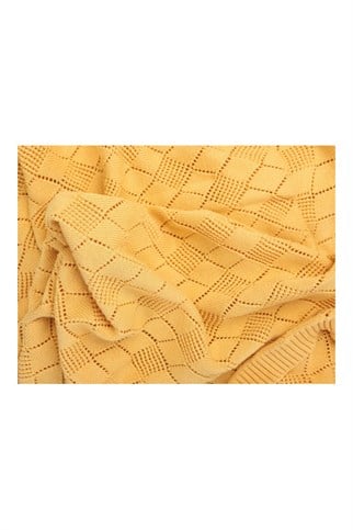 Porland Harmony Bebek Pamuk Battaniye Hardal 80x100 Cm