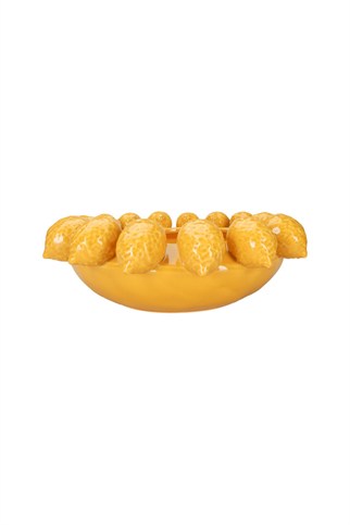 Porland Limon Dekorarif Kase 37x37x13 cm