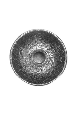 Porland Nia Gümüş Rengi Mumluk 11x5,5cm