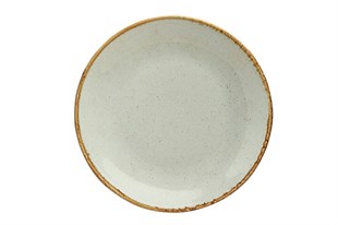 Porland Seasons Gri Düz Tabak 28 Cm