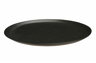 Porland Seasons Siyah Düz Tabak 20 Cm