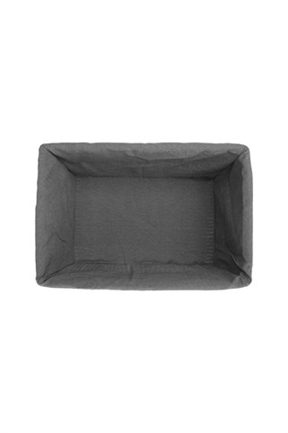 Porland Smyrna Gri Dikdörtgen Sepet 35 cm