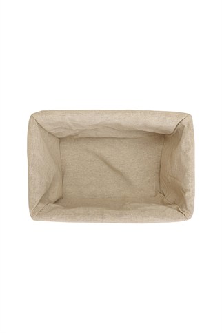 Porland Smyrna Natural Dikdörtgen Sepet 39 cm