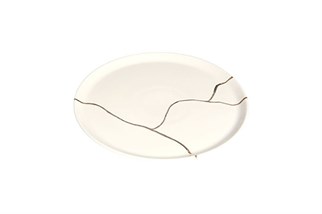 Porland Spirits Altın Yaldız Düz Tabak 24cm