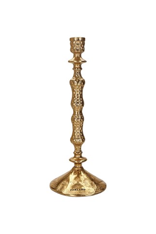 Porland Spot Altın Rengi Şamdan 32 Cm