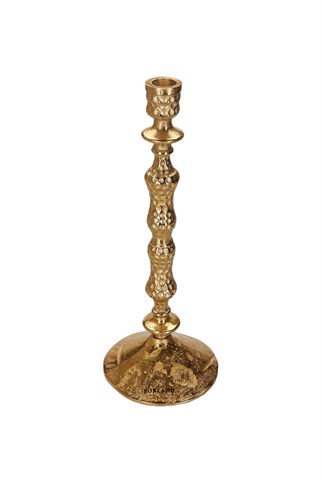 Porland Spot Altın Rengi Şamdan 32 Cm