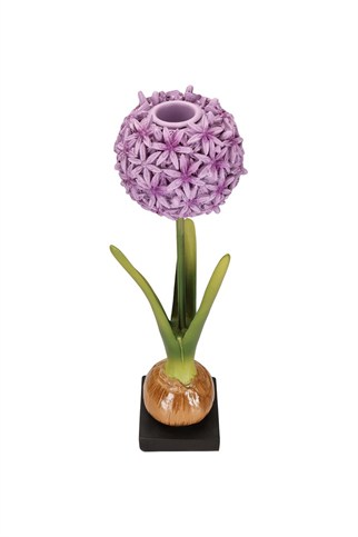 Porland Sümbül Mor Şamdan 30 cm