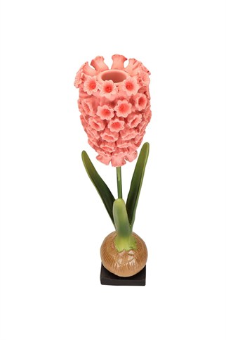 Porland Sümbül Pembe Şamdan 35 cm