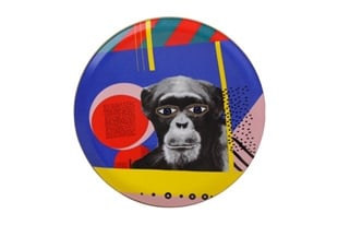 Porland Wild Life Monkey Düz Tabak 28 Cm