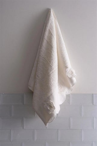 Royal Nazik Hanzade Havlu Krem 50x90 Cm
