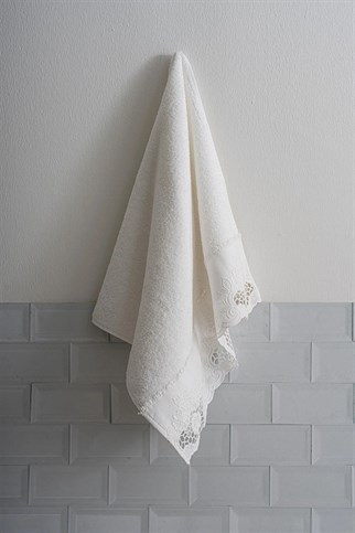 Royal Nazik Puerta Havlu Krem 50x90 Cm